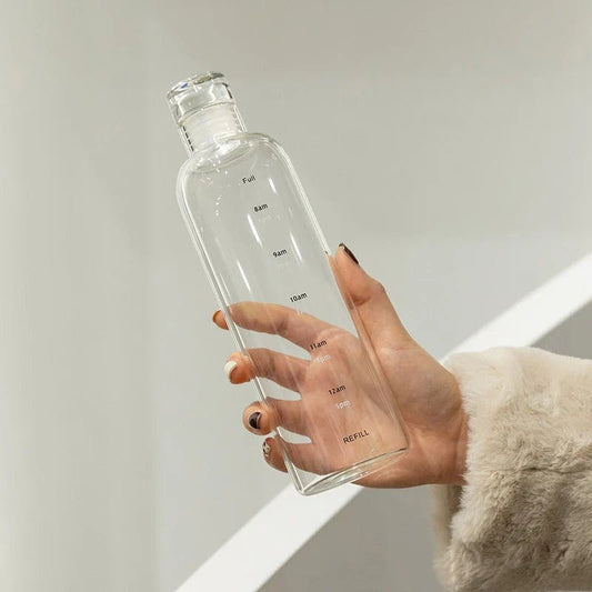 Gourde de Sport - HikingWaterBottle™ - Blanc Transparent - Ma Boutique Fitness